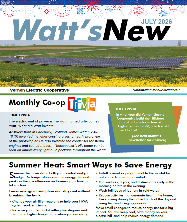 July newlsetter 